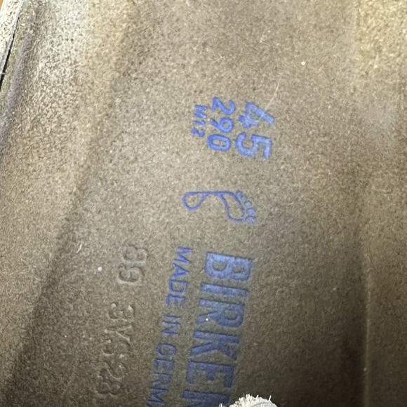 Mens Birkenstock Boston Soft Footbed Tan Nubuck Comfort Clogs Shoes Size EU 45 - Picture 7 of 8